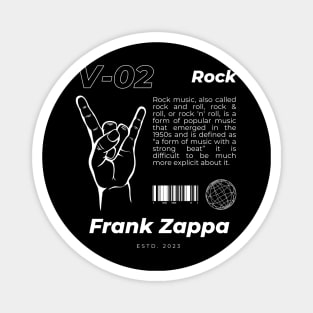 V02 Style Frank Zappa Vintage Magnet